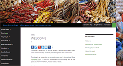 Desktop Screenshot of aboutafricanbeads.rexbeads.com